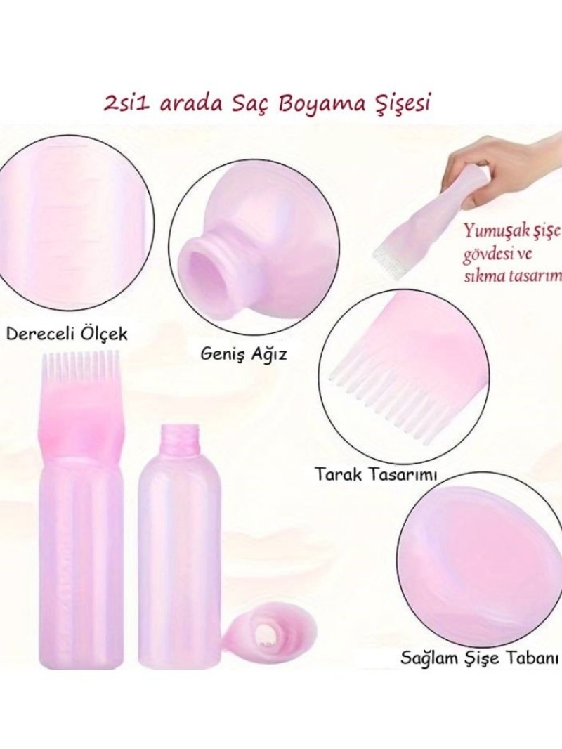 120ml%20Saç%20Boyama%20Şişesi%20Tarak%20Uçlu%20Uygulama%20Aracı